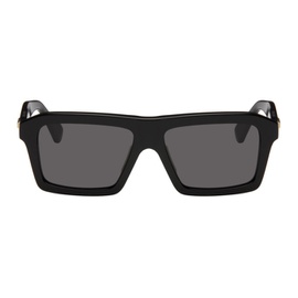 보테가 베네타 Bottega Veneta Black Rectangular Sunglasses 242798M134008