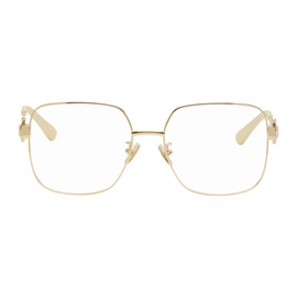 보테가 베네타 Bottega Veneta Gold Square Glasses 242798M133000