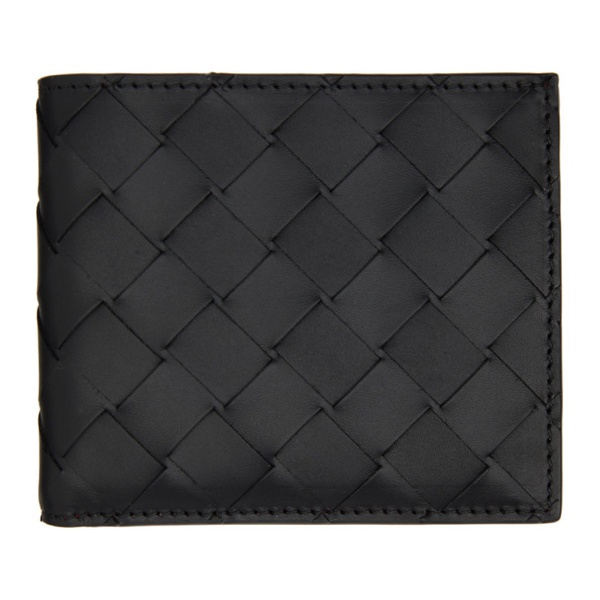 보테가베네타 보테가 베네타 Bottega Veneta Black Exterior Pocket Wallet 231798M164032
