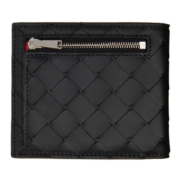 보테가베네타 보테가 베네타 Bottega Veneta Black Exterior Pocket Wallet 231798M164032