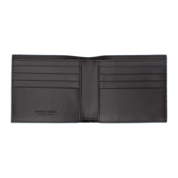 보테가베네타 보테가 베네타 Bottega Veneta Black Intrecciato Bi-Fold Wallet 241798M164028