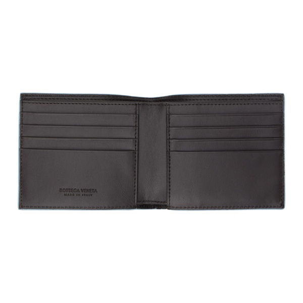 보테가베네타 보테가 베네타 Bottega Veneta Black Intrecciato Bi-Fold Wallet 241798M164033