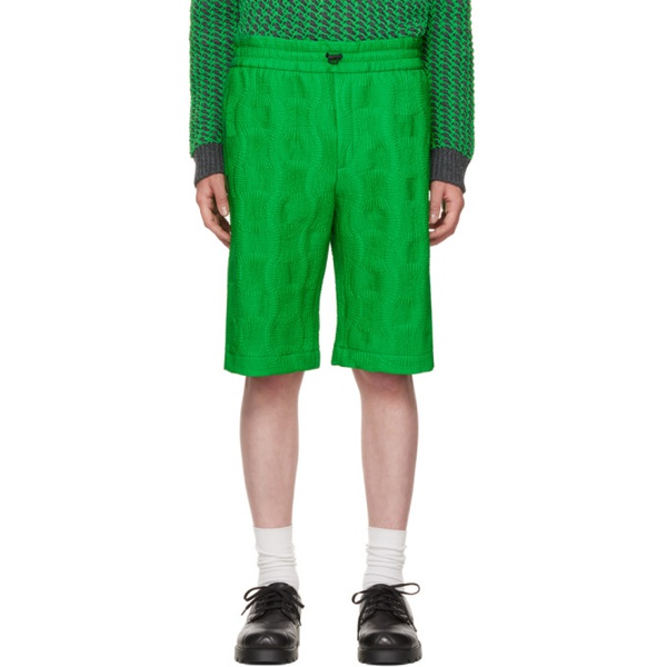 보테가베네타 보테가 베네타 Bottega Veneta Green Insulated Shorts 222798M193000