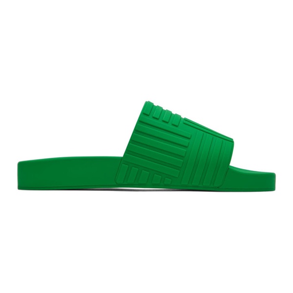 보테가베네타 보테가 베네타 Bottega Veneta Green Slider Sandals 221798M234584
