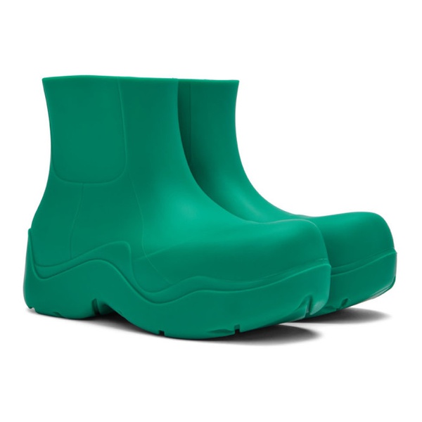 보테가베네타 보테가 베네타 Bottega Veneta Green Puddle Boots 221798F113010