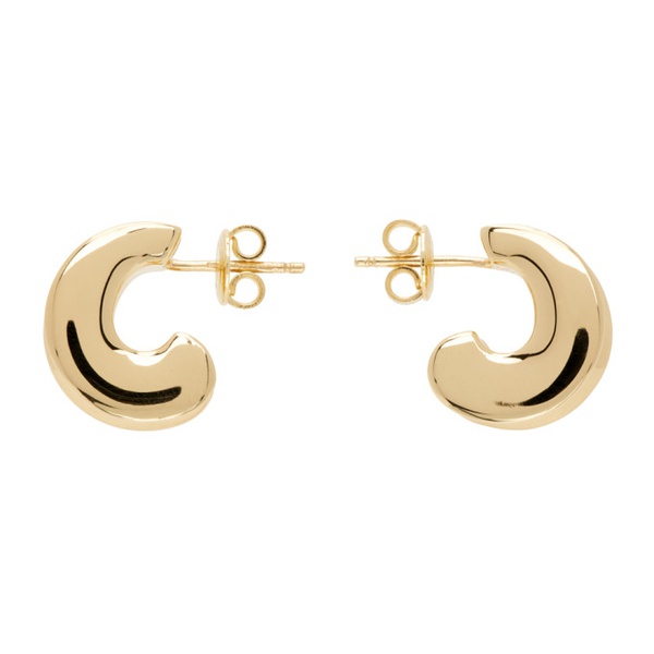 보테가베네타 보테가 베네타 Bottega Veneta Gold Hoop Earrings 232798F022016