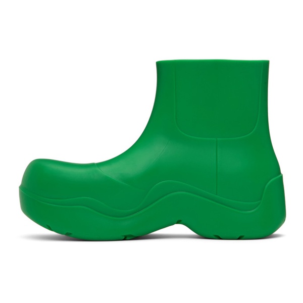 보테가베네타 보테가 베네타 Bottega Veneta Green Matte Puddle Chelsea Boots 221798M223076