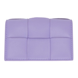 보테가 베네타 Bottega Veneta Purple Business Card Case 222798F037017
