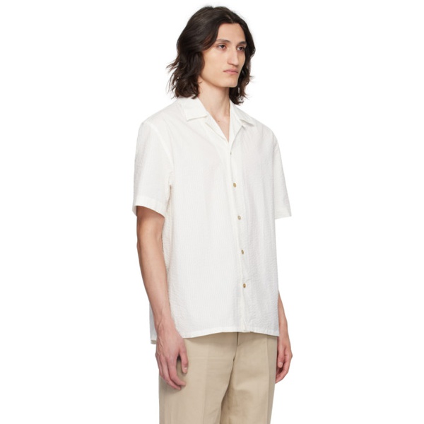  브리오니 Brioni 오프화이트 Off-White Relaxed Shirt 241959M192002