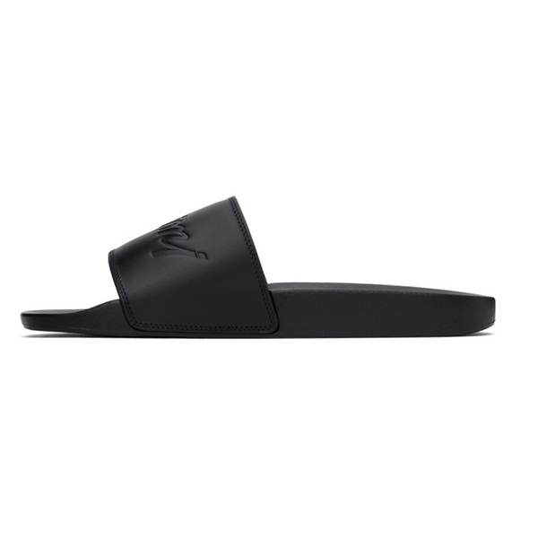  브리오니 Brioni Black Slide Sandals 241959M234001