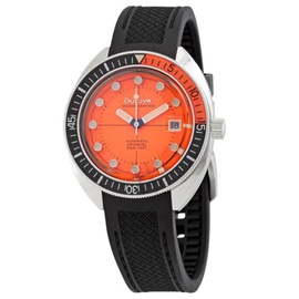 Bulova MEN'S Devil Diver Rubber Orange Dial Watch 96B350