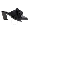 버버리 Burberry Black Synthetic Tillington Ankle-wrap Mules 8029974