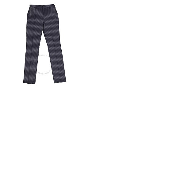 버버리 버버리 Burberry Mens Pinstriped Tailored Wool Trousers 4549056