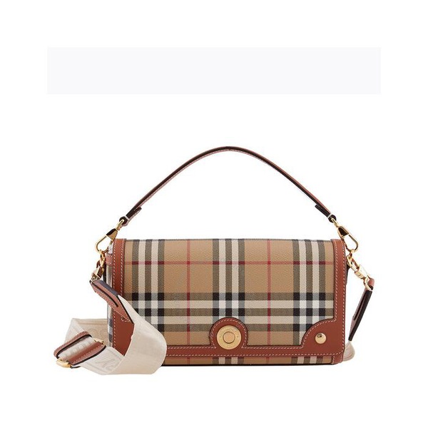 버버리 버버리 Burberry Briar Brown Ladies check-pattern top handle bag Crossbody 8066165