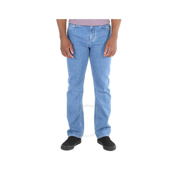 버버리 버버리 Burberry Mens Mid Blue 5 Pocket Straight Fit Jeans 8039294
