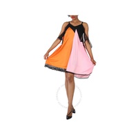 버버리 Burberry Midi Dress In Bright Orange 4562661
