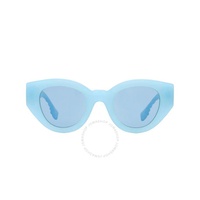 버버리 Burberry Blue Oval Ladies Sunglasses BE4390 408680 47
