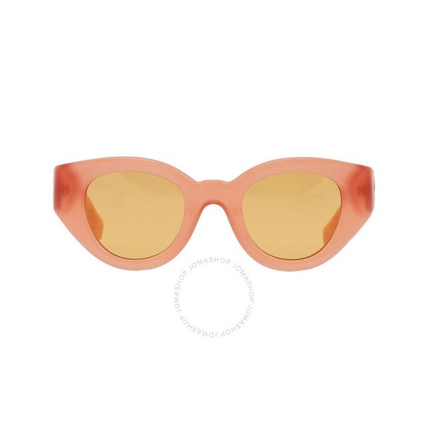 버버리 버버리 Burberry Meadow Orange Oval Ladies Sunglasses BE4390 4068/7 47