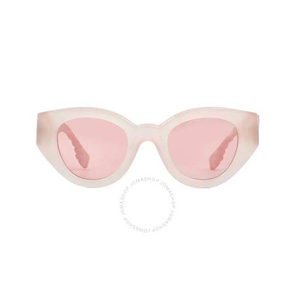 버버리 버버리 Burberry Meadow Pink Cat Eye Ladies Sunglasses BE4390 4060/5 47