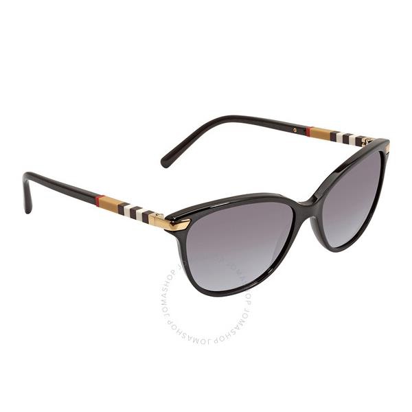 버버리 버버리 Burberry Regent Grey Gradient Cat Eye Ladies Sunglasses BE4216 30018G 57