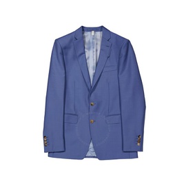 버버리 Burberry Steel Blue Wool Mohair English Fit Tailored Jacket 8024950