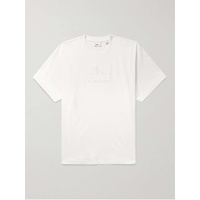 버버리 BURBERRY Logo-Embroidered Cotton-Jersey T-Shirt 1647597315520516