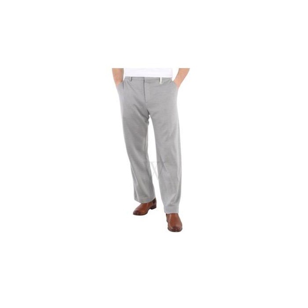 버버리 버버리 Burberry MEN'S Light Pebble Grey Cashmere Blend Jersey Wide-leg Pants 4559315