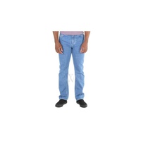 버버리 Burberry MEN'S Mid Blue 5 Pocket Straight Fit Jeans 8039294