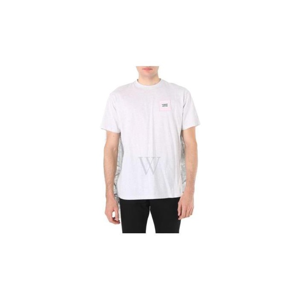 버버리 버버리 Burberry MEN'S Chantilly Lace Cape Detail Cotton Oversized T-shirt 4563740