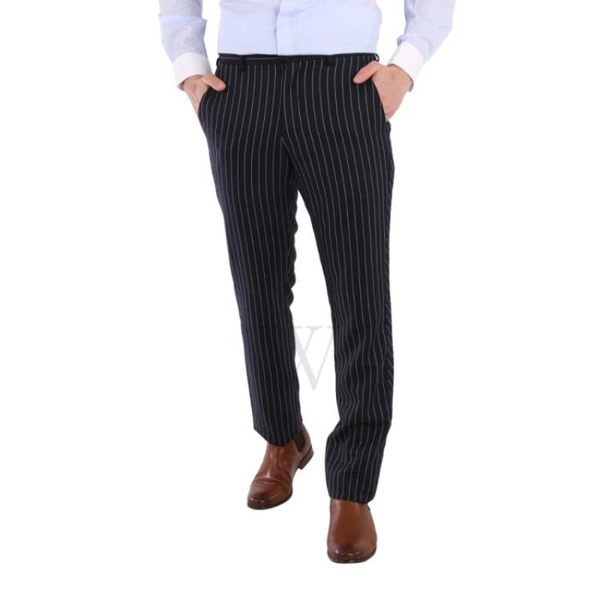 버버리 버버리 Burberry MEN'S Pinstriped Tailored Wool Trousers 4549056