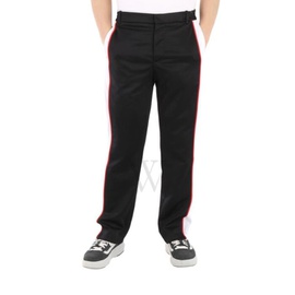 버버리 Burberry MEN'S Straight-leg Side Stripe Cotton-blend Trousers 4563527