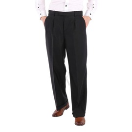 버버리 Burberry MEN'S Tailored Wide Leg Trousers In Black 8007568