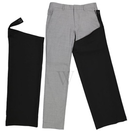 버버리 Burberry MEN'S Grey Casual Wool Trousers 4558229