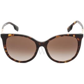 버버리 Burberry Alice 55 mm Dark Havana Sunglasses BE4333 300213 55