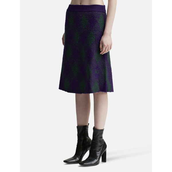 버버리 버버리 Burberry Argyle Wool Skirt 905879