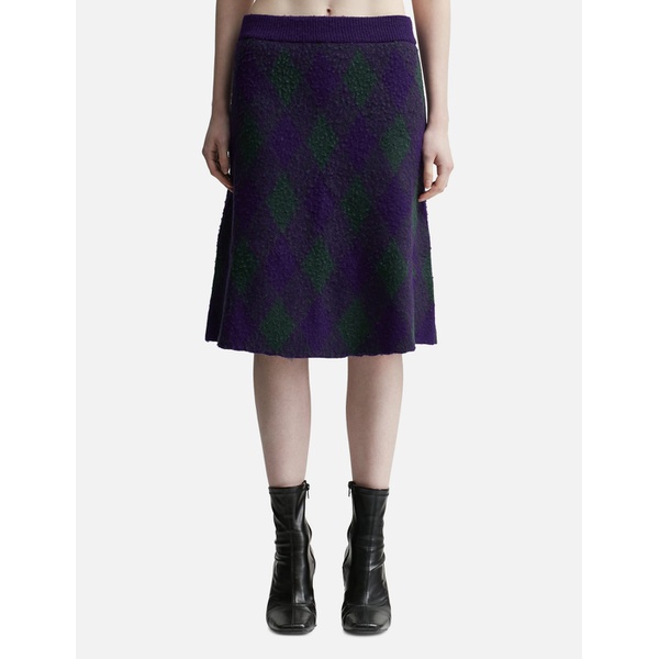 버버리 버버리 Burberry Argyle Wool Skirt 905879