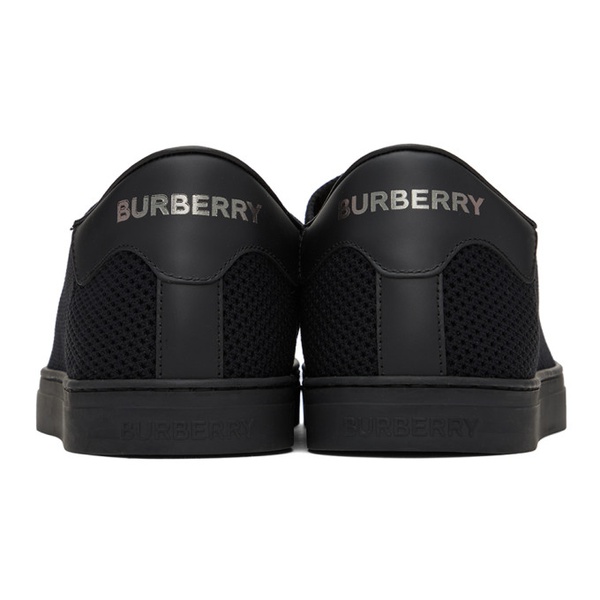 버버리 버버리 Burberry Black Check Sneakers 232376M237010