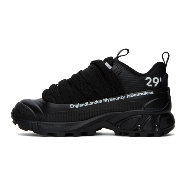버버리 버버리 Burberry Black Coordinates Print Arthur Sneakers 231376M237005
