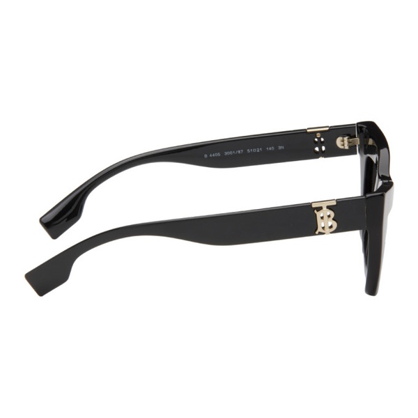 버버리 버버리 Burberry Black Cat-Eye Sunglasses 241376F005041
