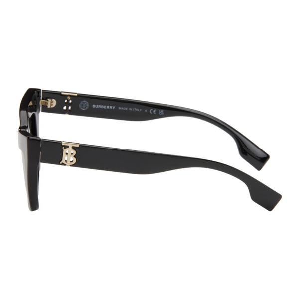 버버리 버버리 Burberry Black Cat-Eye Sunglasses 241376F005041