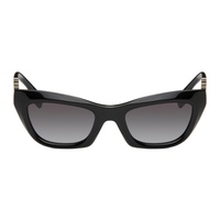 버버리 Burberry Black Cat-Eye Sunglasses 241376F005043