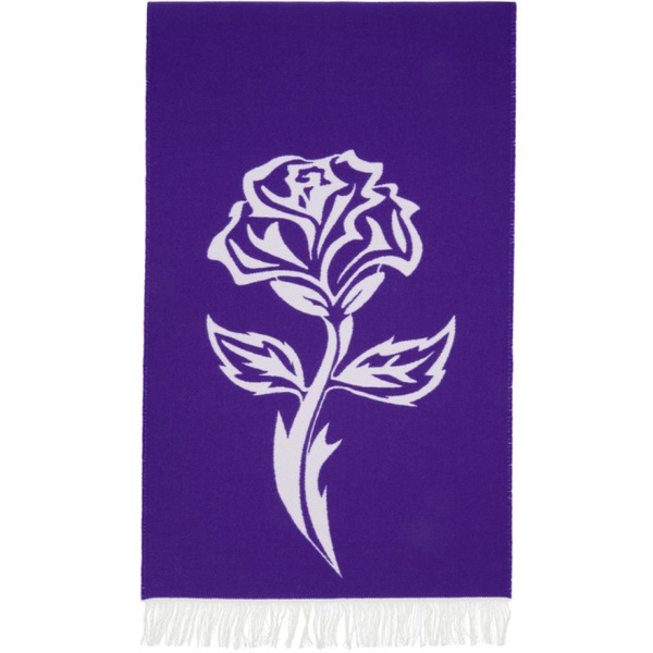 버버리 버버리 Burberry Purple Rose Scarf 232376F028022