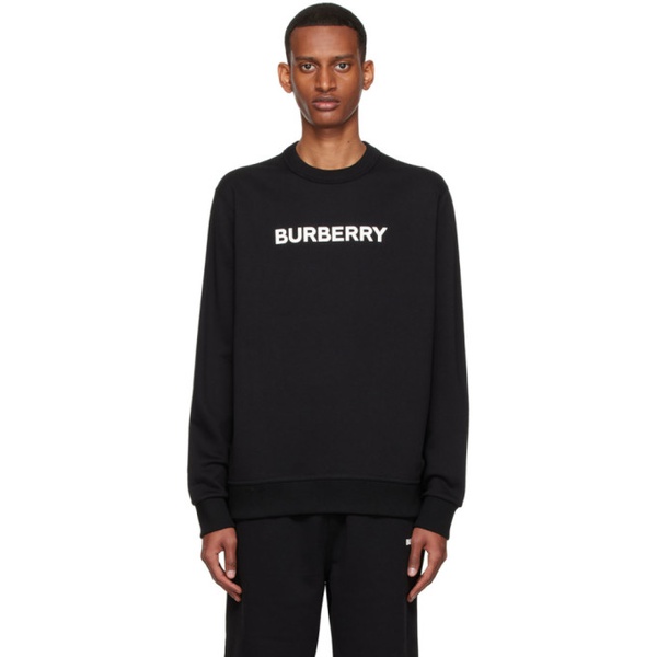버버리 버버리 Burberry Black Burlow Sweatshirt 222376M204002