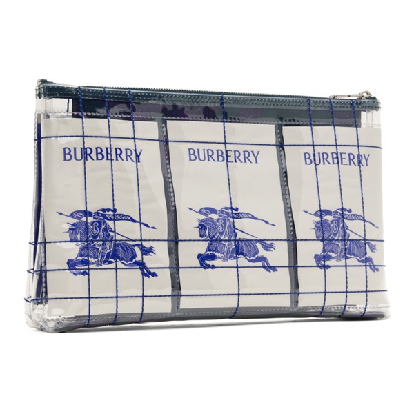 버버리 버버리 Burberry Transparent EKD Label Pouch 241376M171000