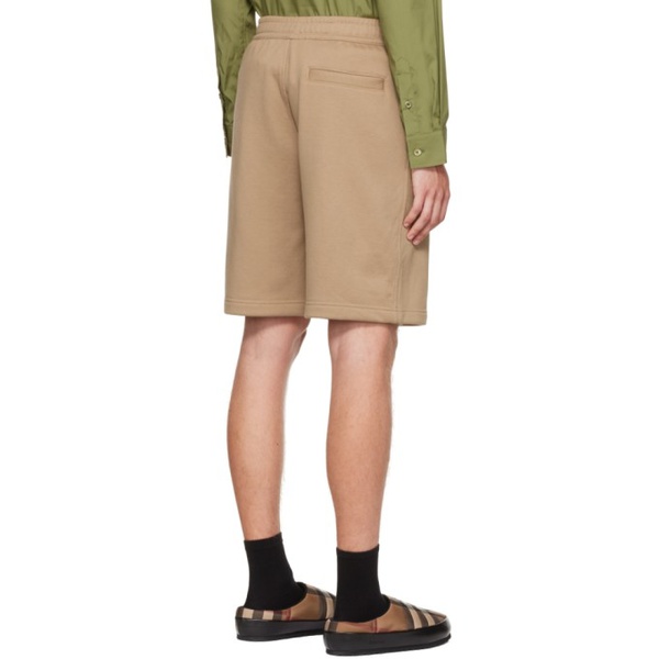 버버리 버버리 Burberry Tan Cotton Shorts 222376M193003