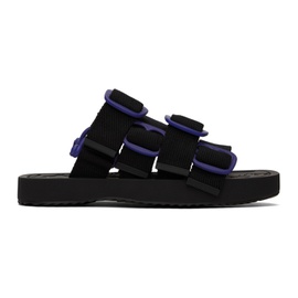버버리 Burberry Black Nylon Strap Sandals 241376M234007