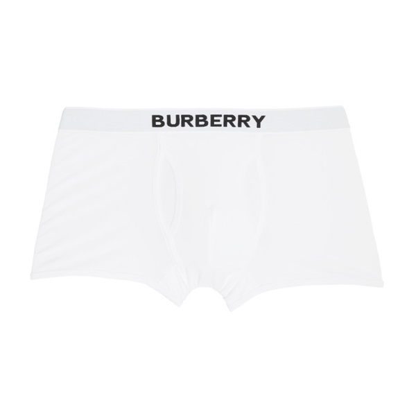 버버리 버버리 Burberry White Logo Boxers 232376M216000