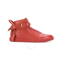 Buscemi Mens Deep Red High-Top Sneakers 417SM100LW450A 0045