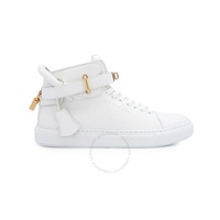 Buscemi White High-Top 100 Alce Belted Leather Sneakers BCS22701 172