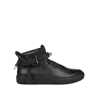 Buscemi Mens Black Alce High-Top Leather Sneakers BCW22701 009